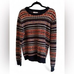 Old Navy Fair Isle Sweater - Red, Blue, Cream